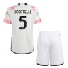 Oficiální Fotbalový Dres Juventus Locatelli 5 Hostující 2023-24 pro Děti